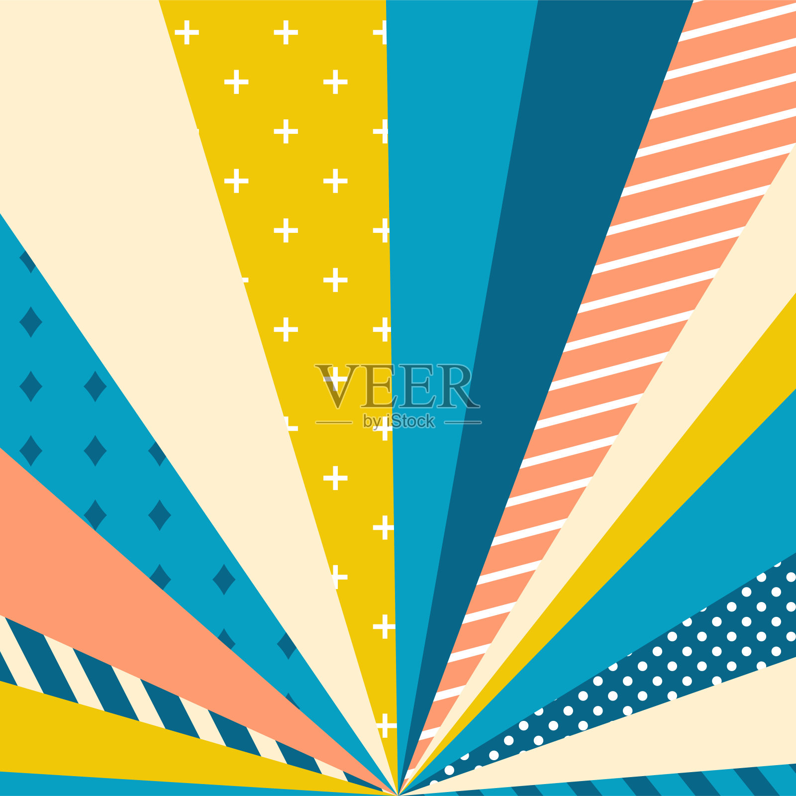 流行的集中线条背景插图插画图片素材