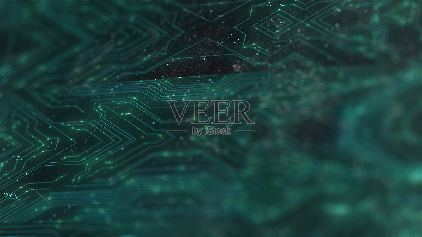 面板电路板与数字处理器的概念背景照片摄影图片