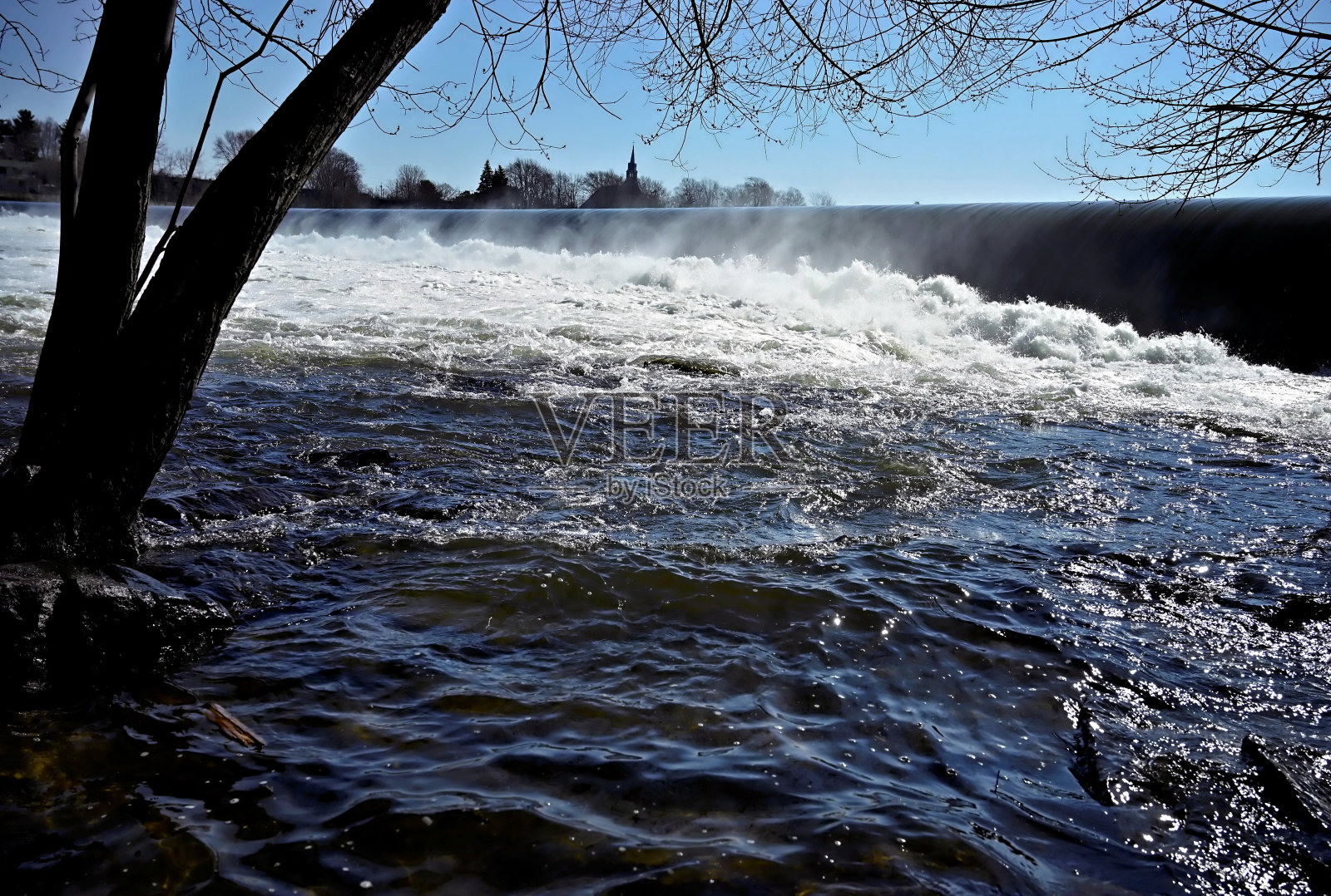 Chambly瀑布照片摄影图片