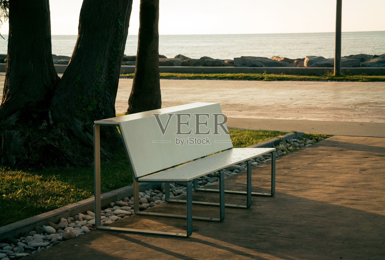 巴统公园的长椅。乔治亚州照片摄影图片