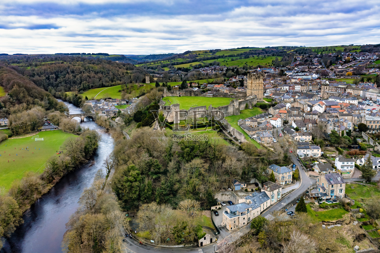 里士满,北约克郡照片摄影图片