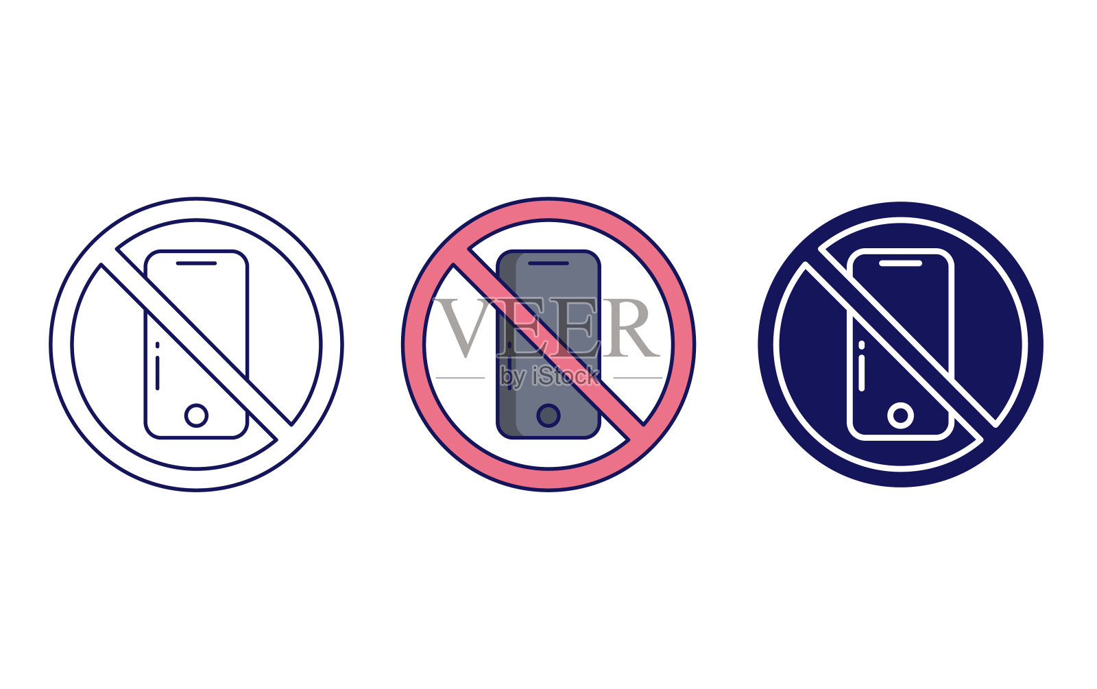 没有手机矢量图标图标素材