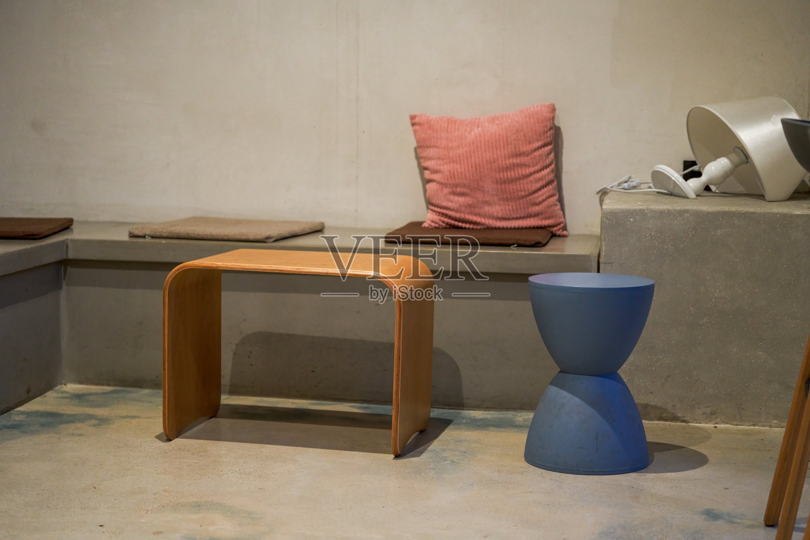 咖啡馆座位区的特写照片摄影图片