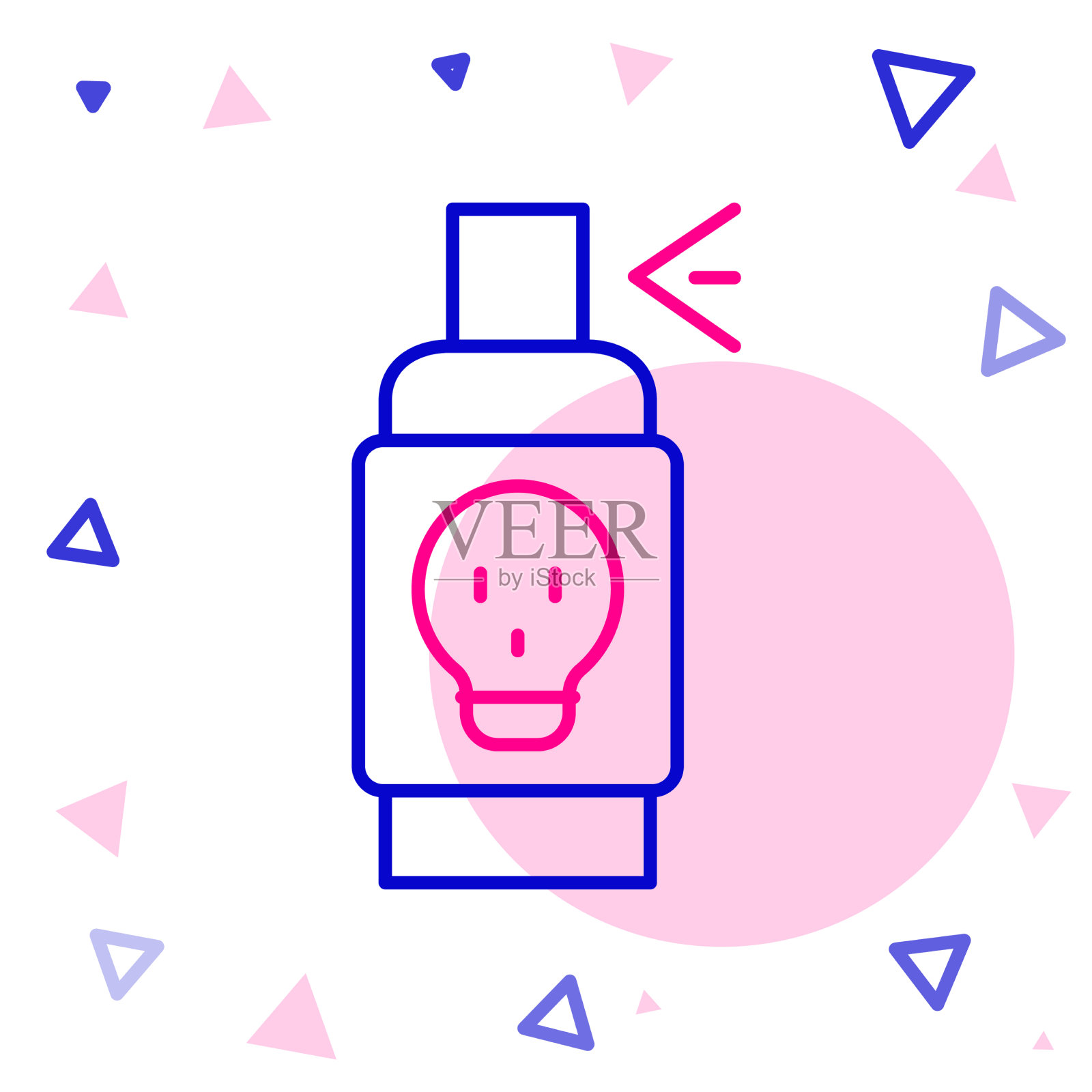 线喷防虫图标隔离在白色上插画图片素材