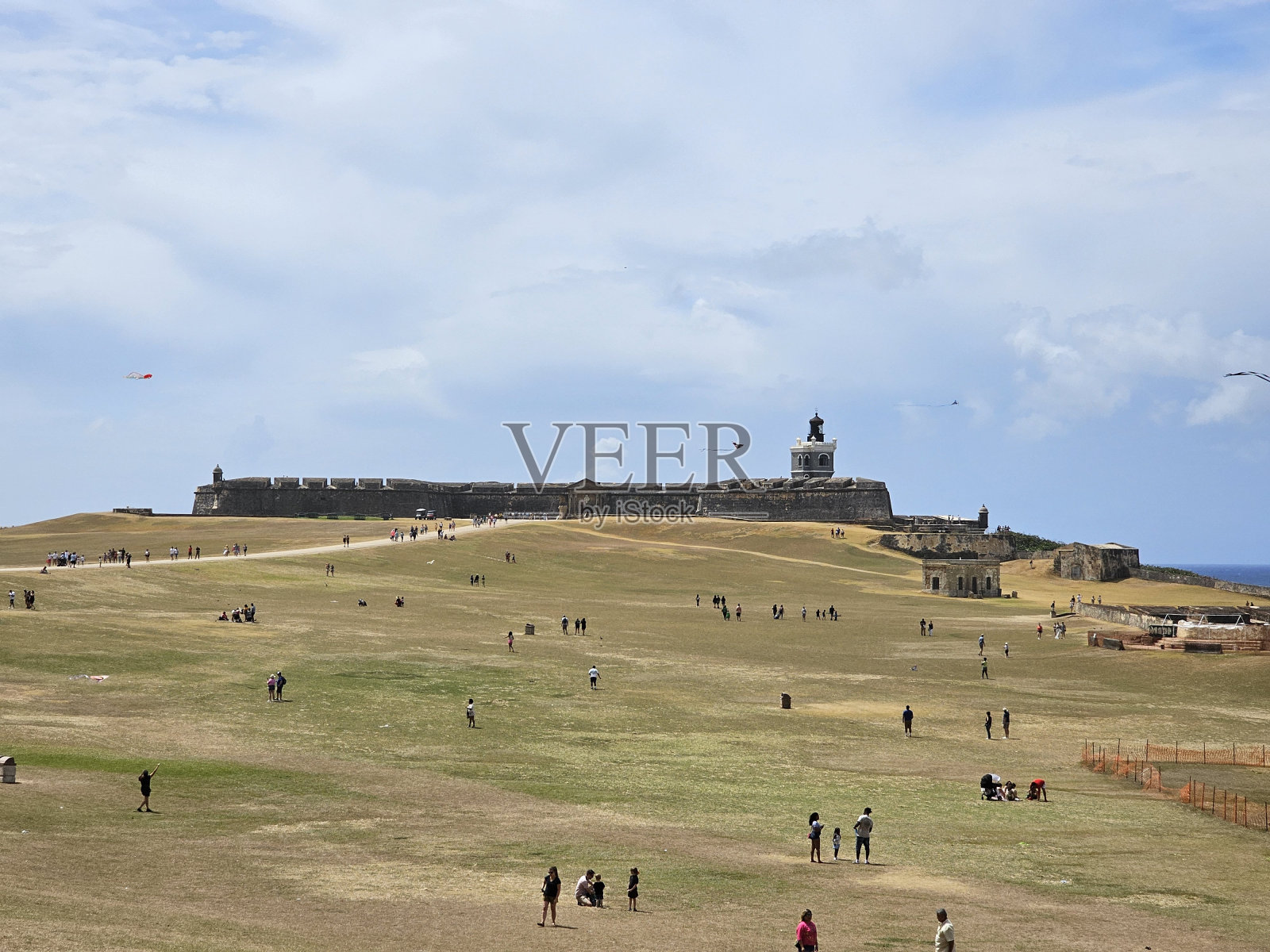 老圣胡安堡照片摄影图片