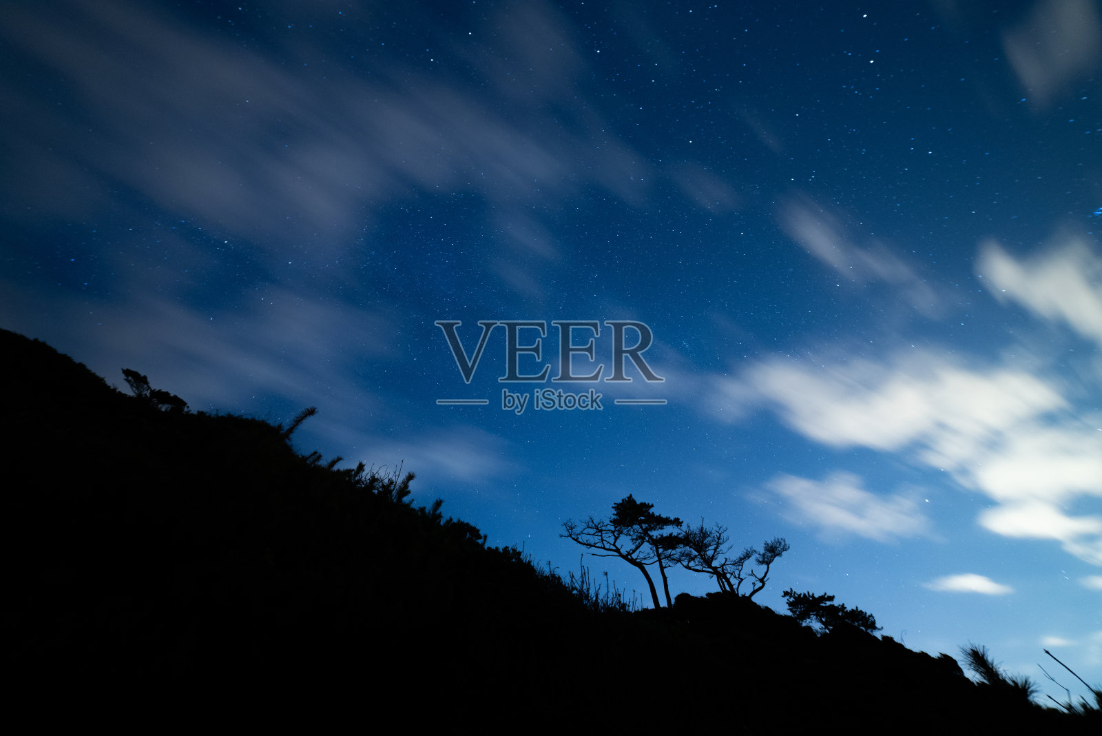 美丽的夜空照片摄影图片