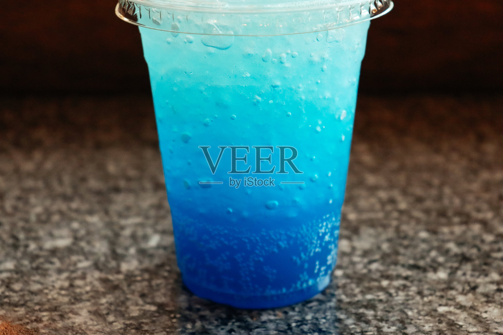 柠檬蓝苏打照片摄影图片