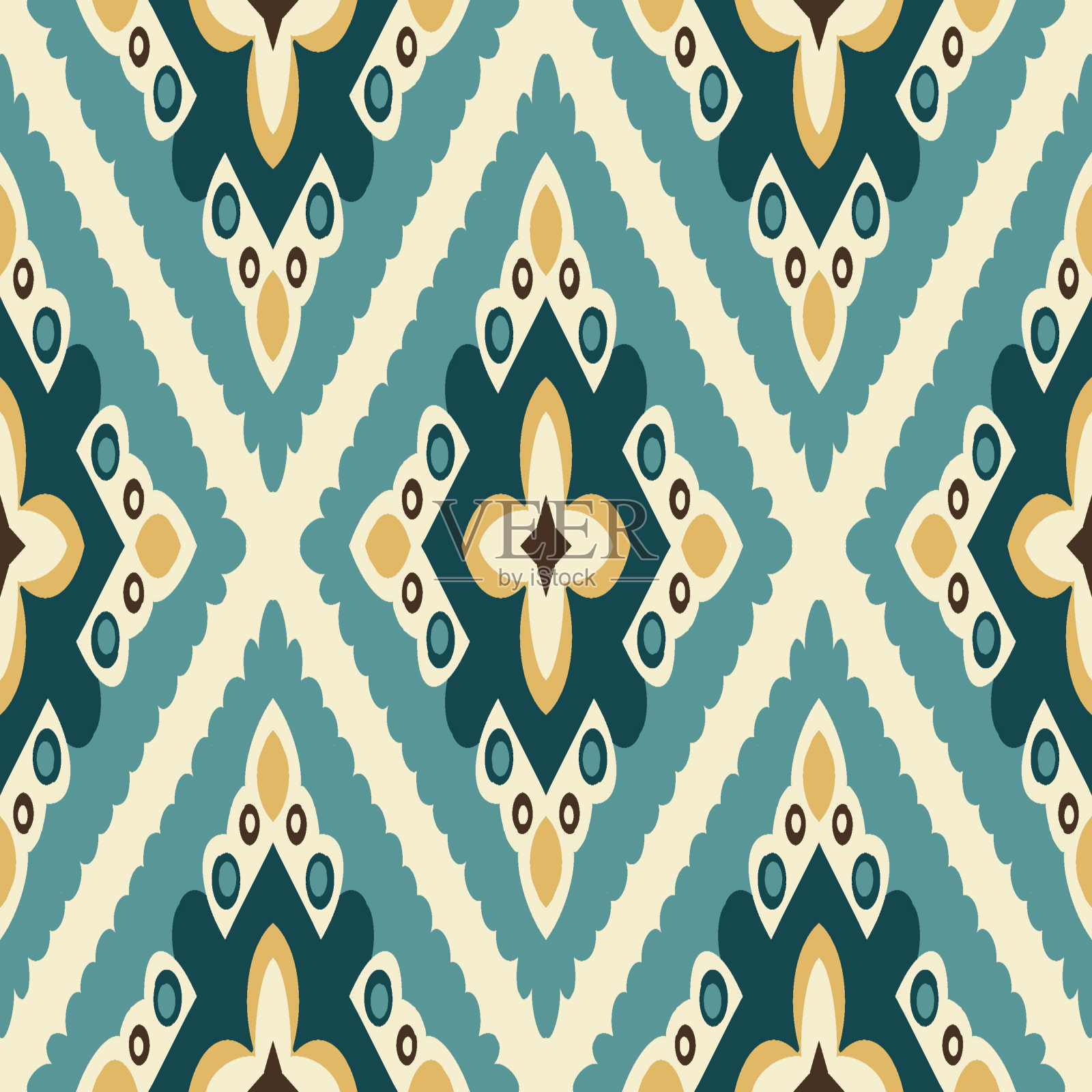 民族无缝格局插画图片素材