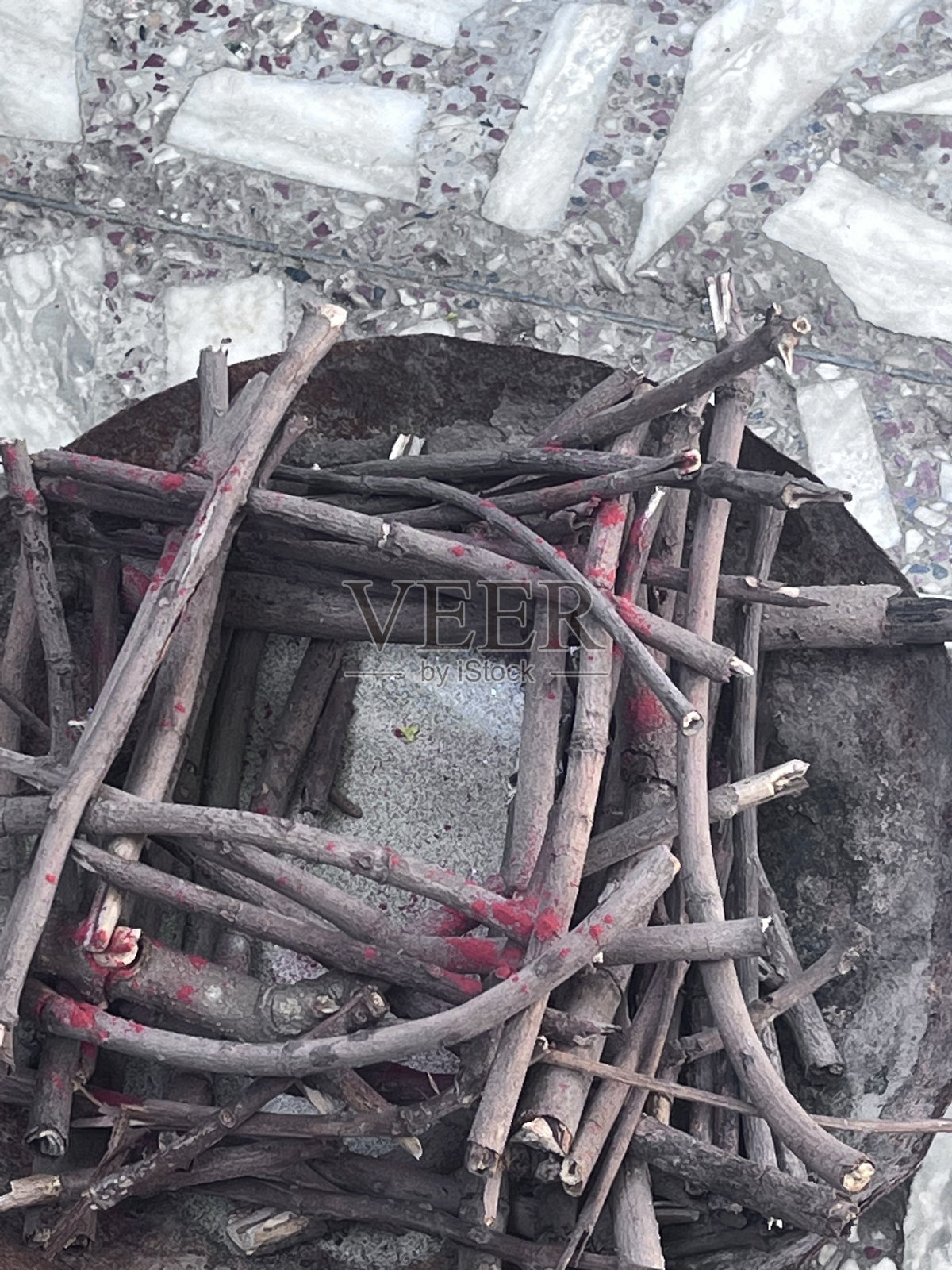 为印度文化中的夏威夷仪式做准备照片摄影图片