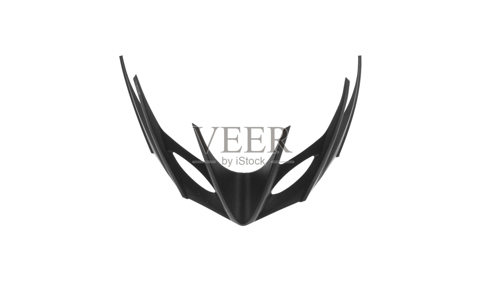 未来主义黑眼罩隔离在白色背景照片摄影图片