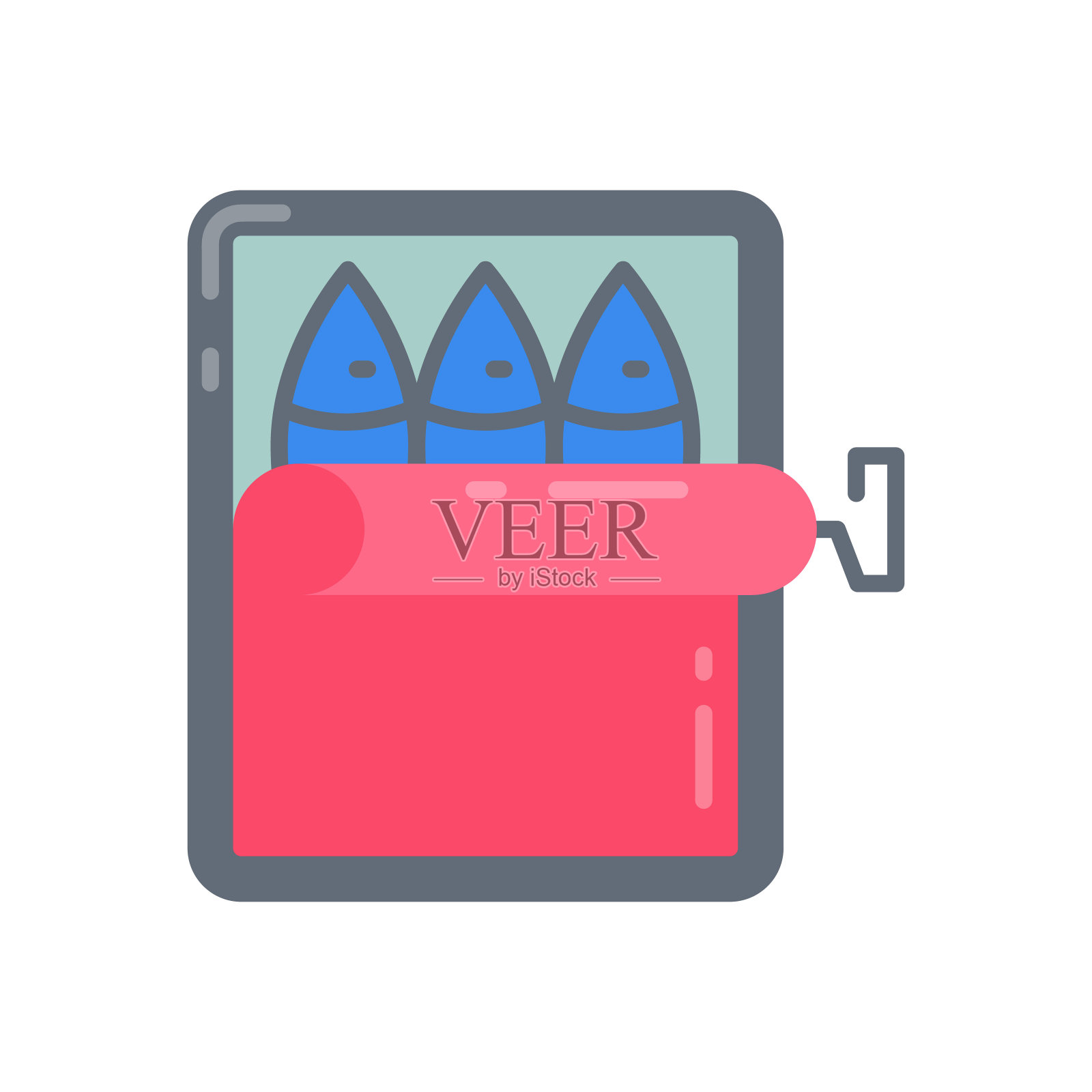 罐头食品图标在矢量。标识图标素材