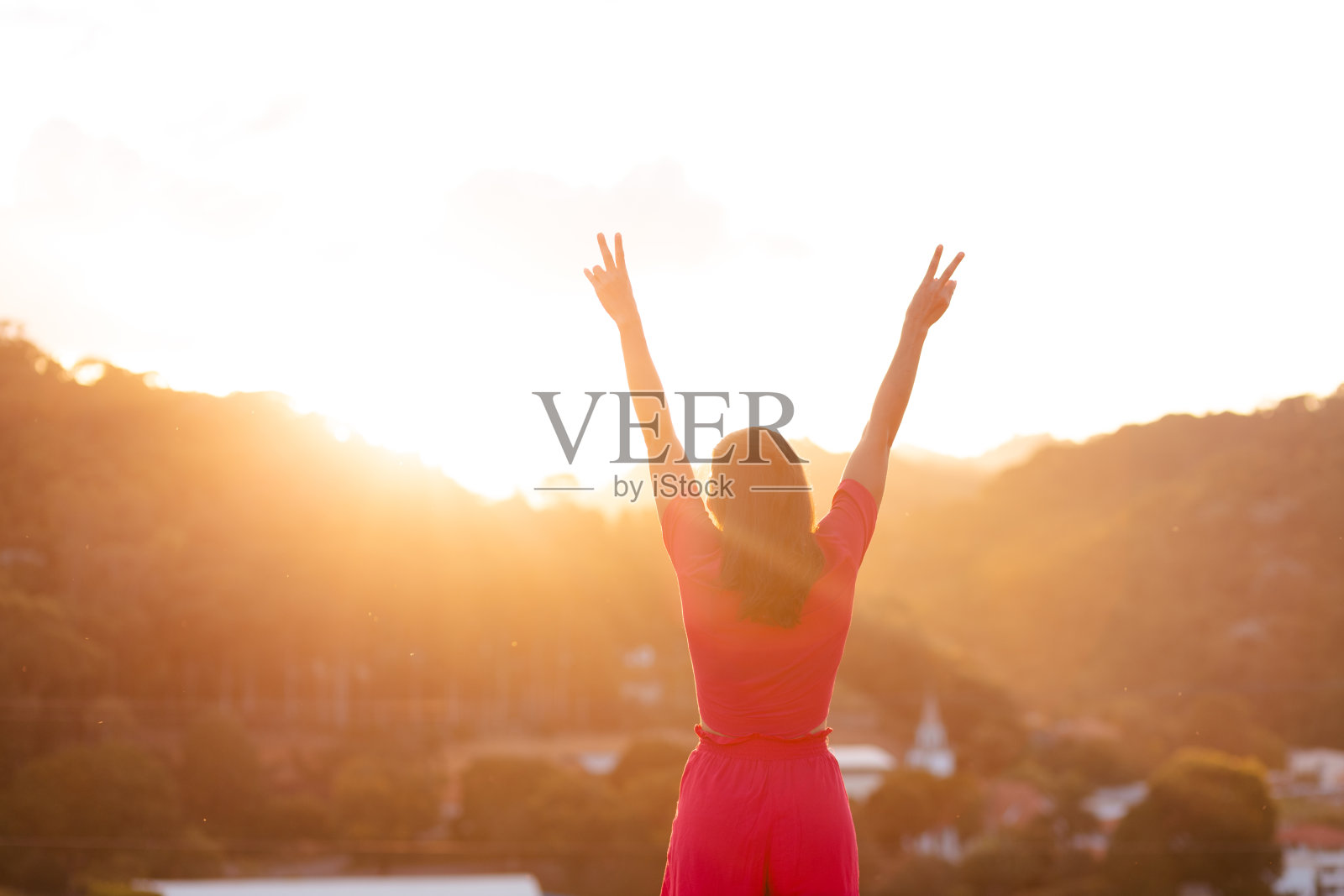 成功与幸福照片摄影图片