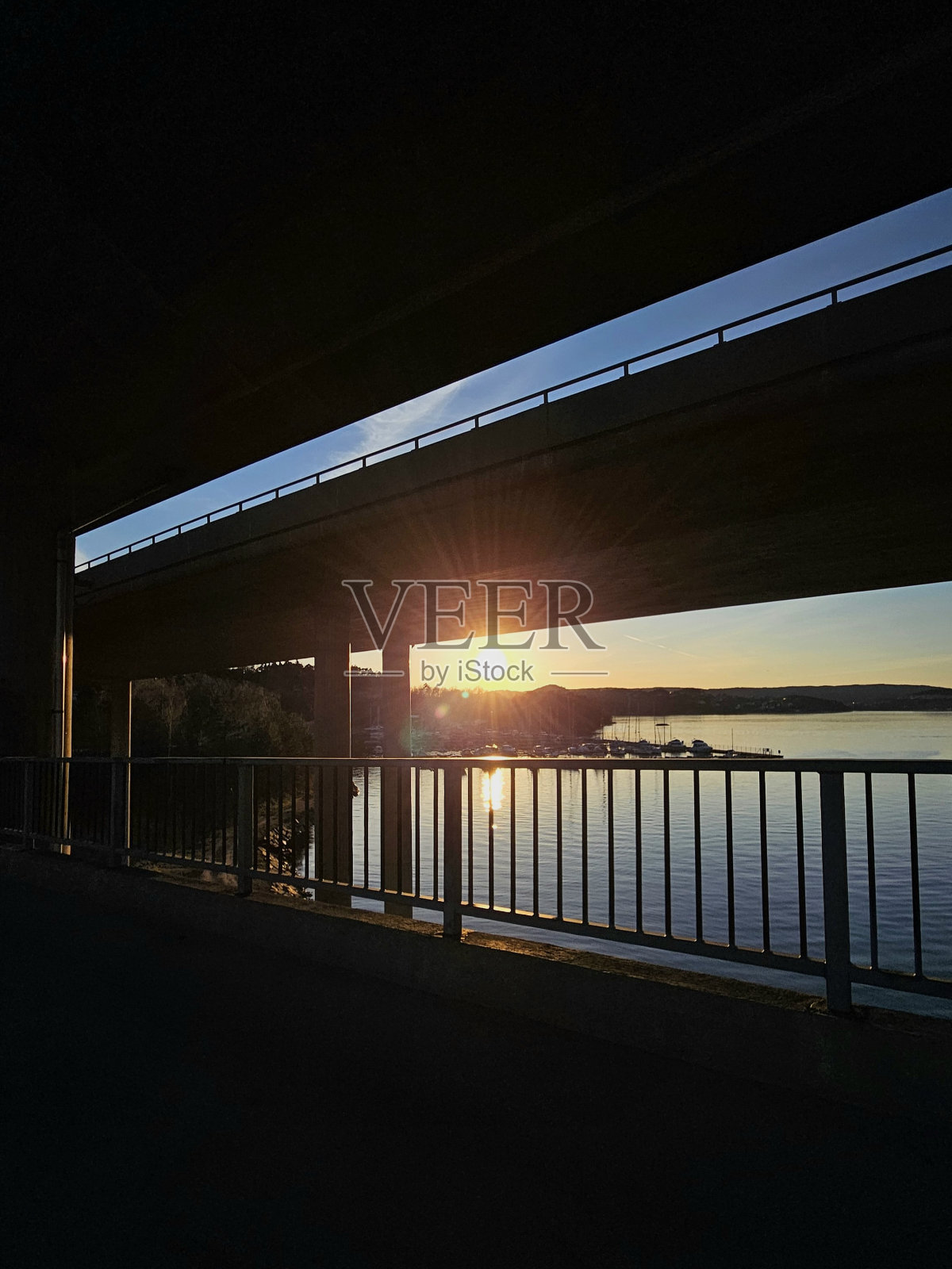 日落的观点照片摄影图片