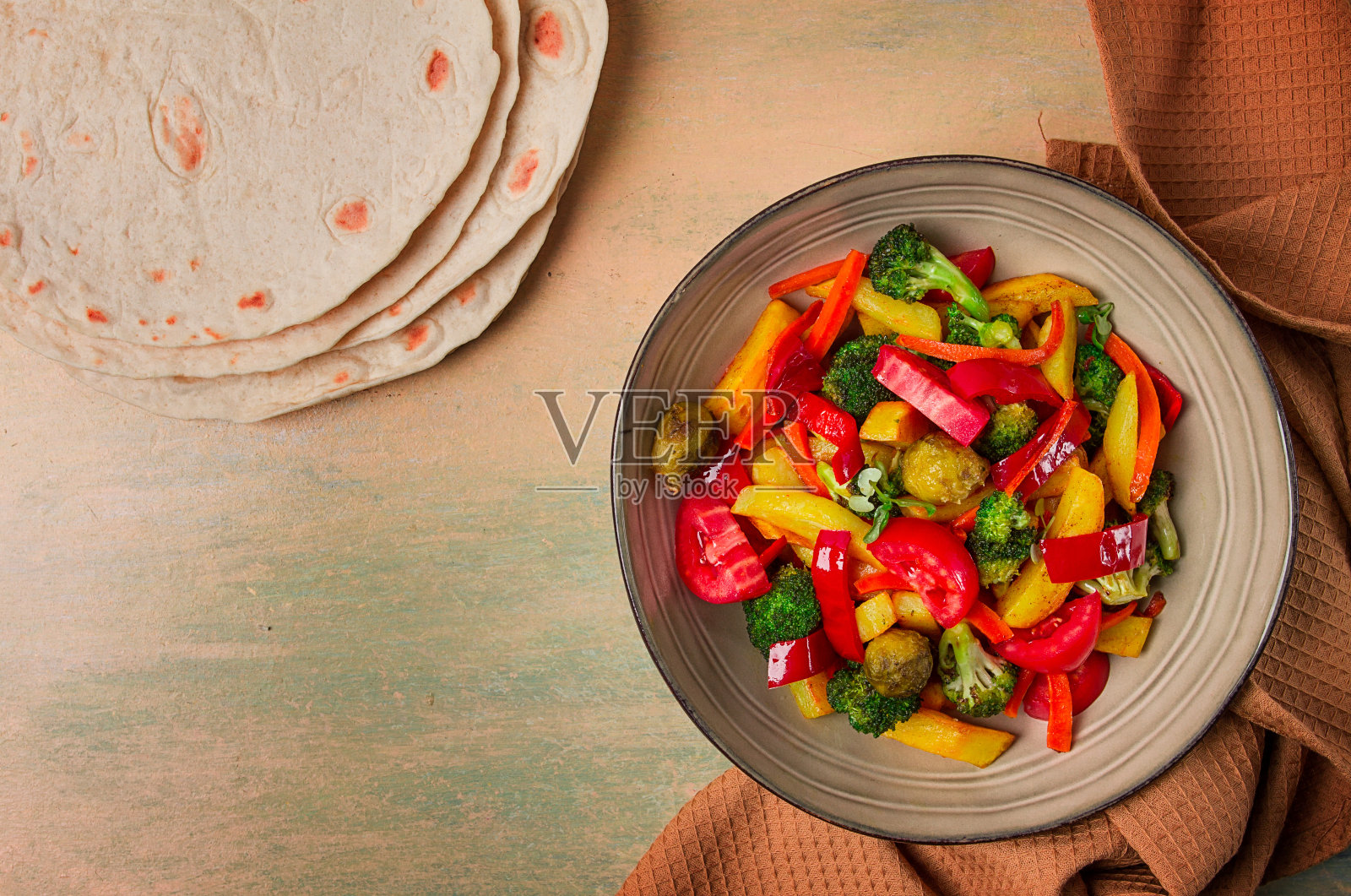 Sabji,蔬菜炖菜,印度,自制,没有人,照片摄影图片