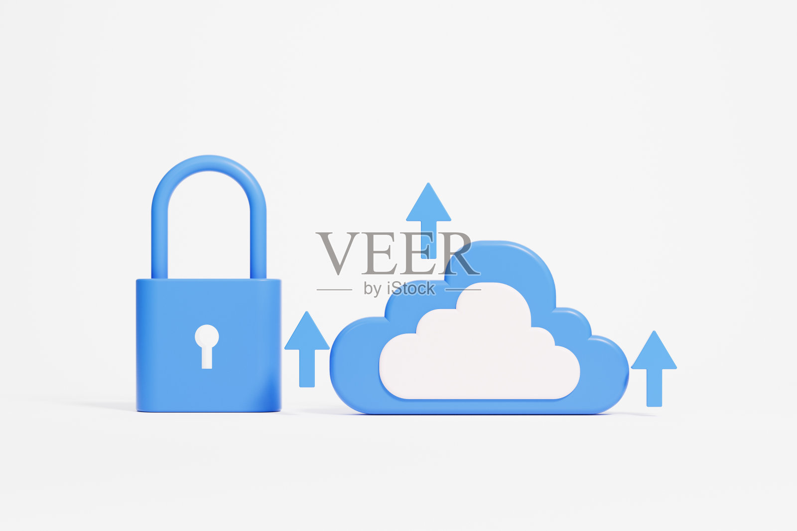 3d渲染云数据概念图照片摄影图片