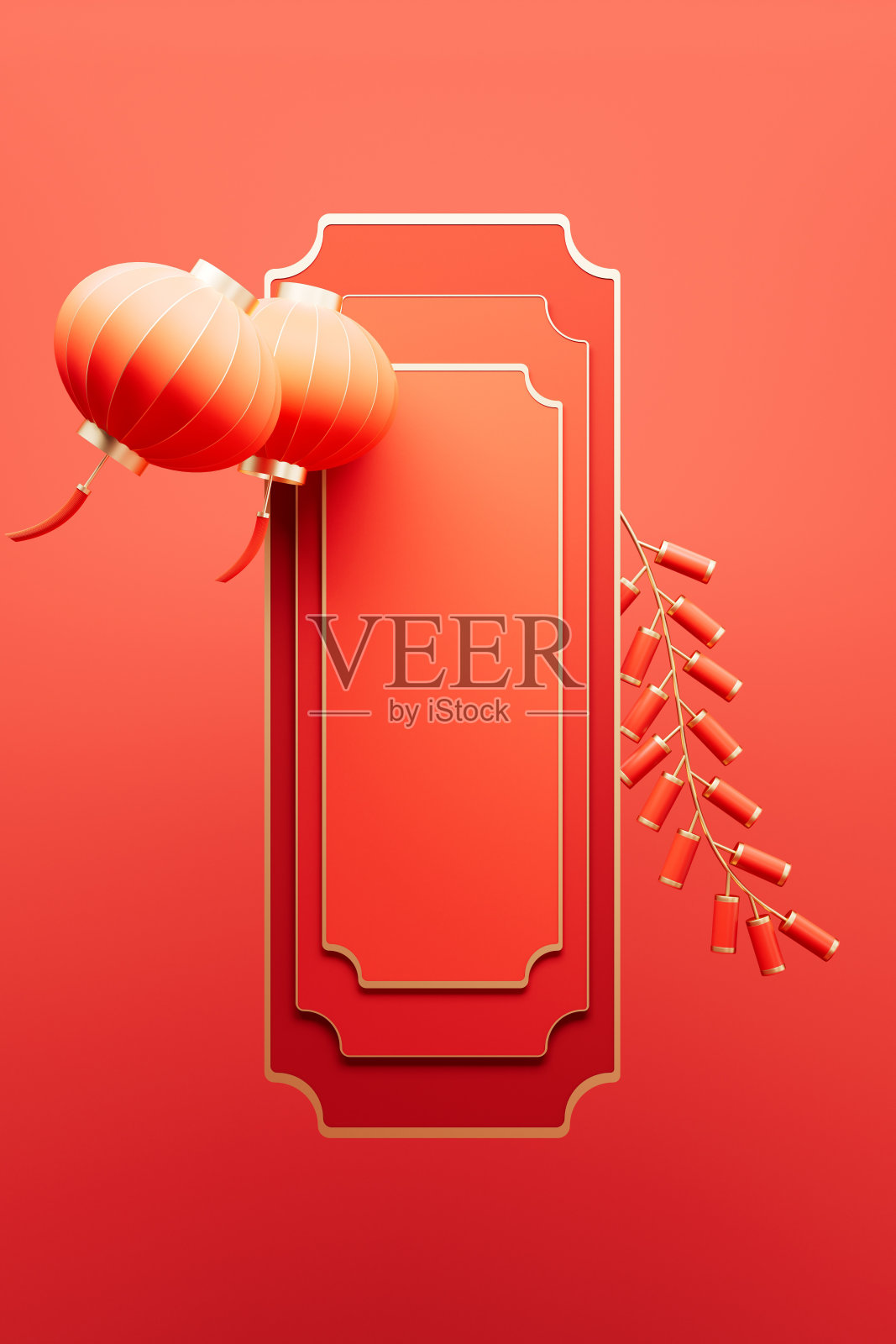 3d渲染中国风格背景照片摄影图片