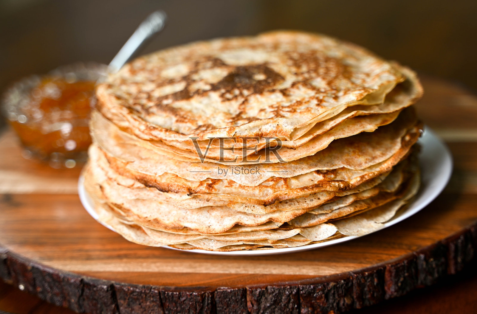 法式薄饼照片摄影图片