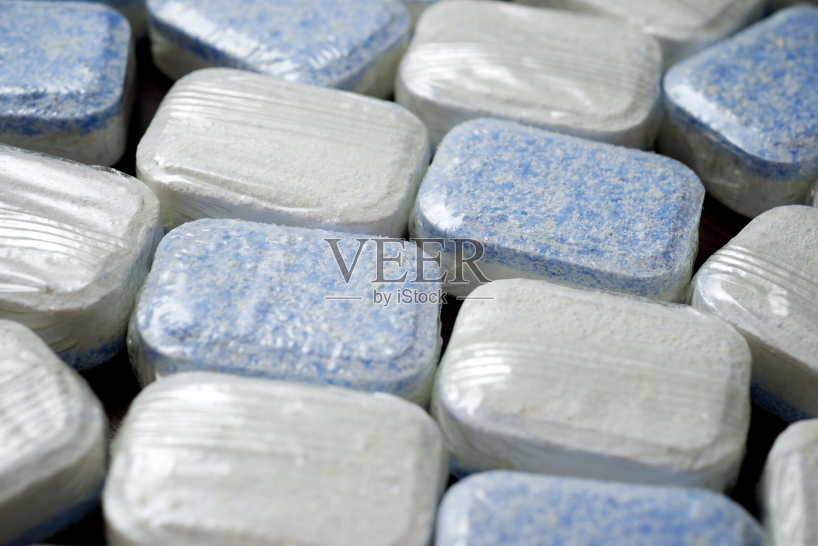 洗碗机洗洁精片照片摄影图片