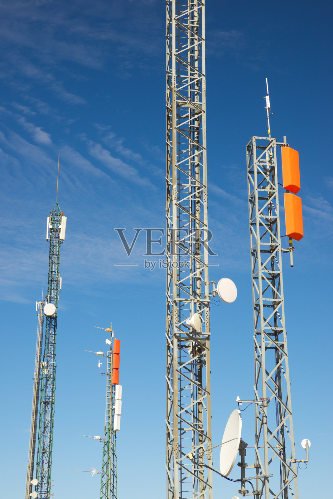 电信塔视图照片摄影图片