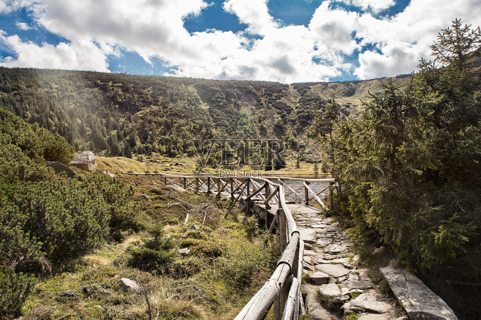 美丽的山景。积极、生态、摄影旅游的理念照片摄影图片