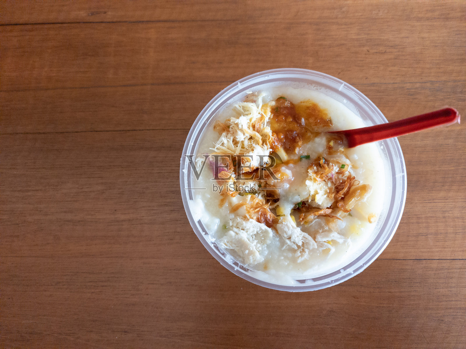 鸡粥是印尼的特色食品之一照片摄影图片