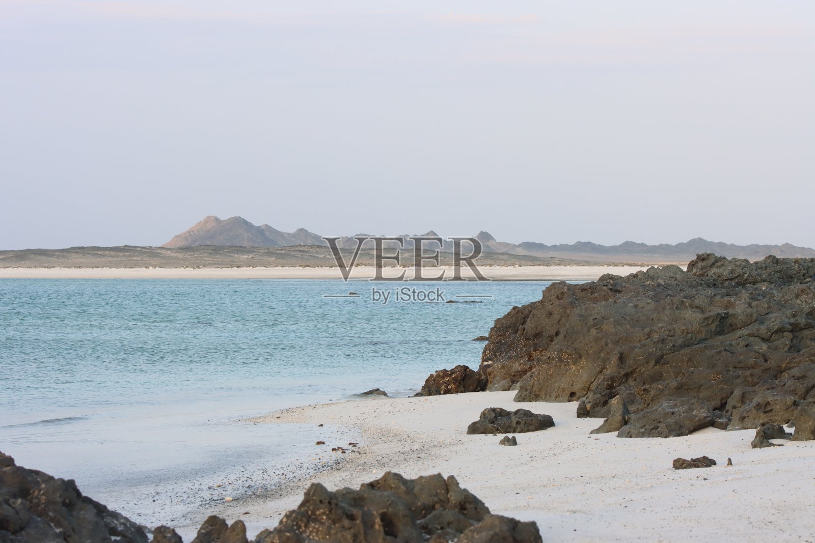 阿曼马西拉岛的海滩照片摄影图片