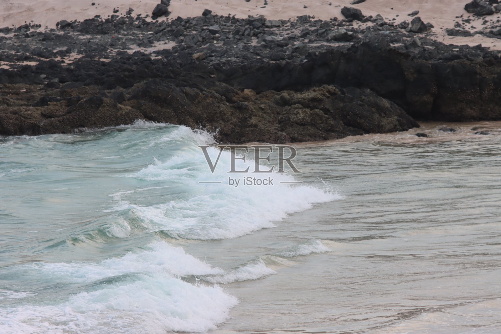 阿曼马西拉岛的海滩照片摄影图片