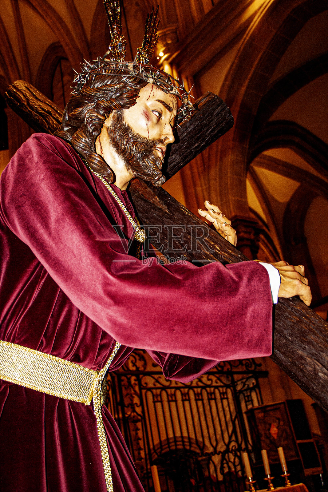 圣周基督照片摄影图片