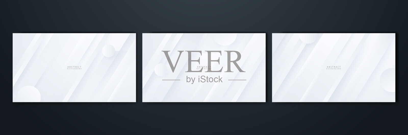 灰色的白色抽象背景几何发光和插画图片素材