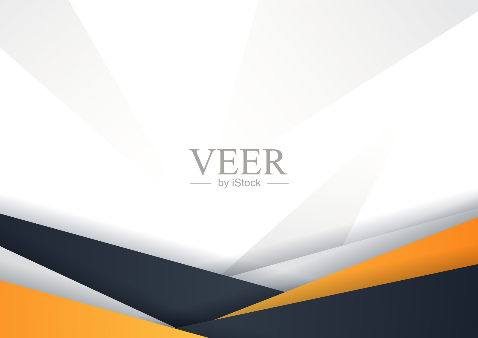 抽象的橙黑色动态几何形状插画图片素材