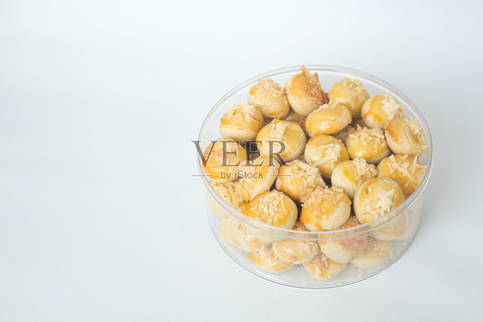 纳斯塔饼干被隔离在白色照片摄影图片