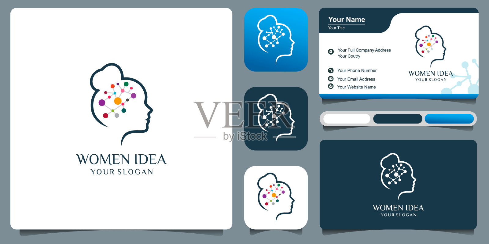 女性符号与创意概念溢价矢量溢价矢量插画图片素材