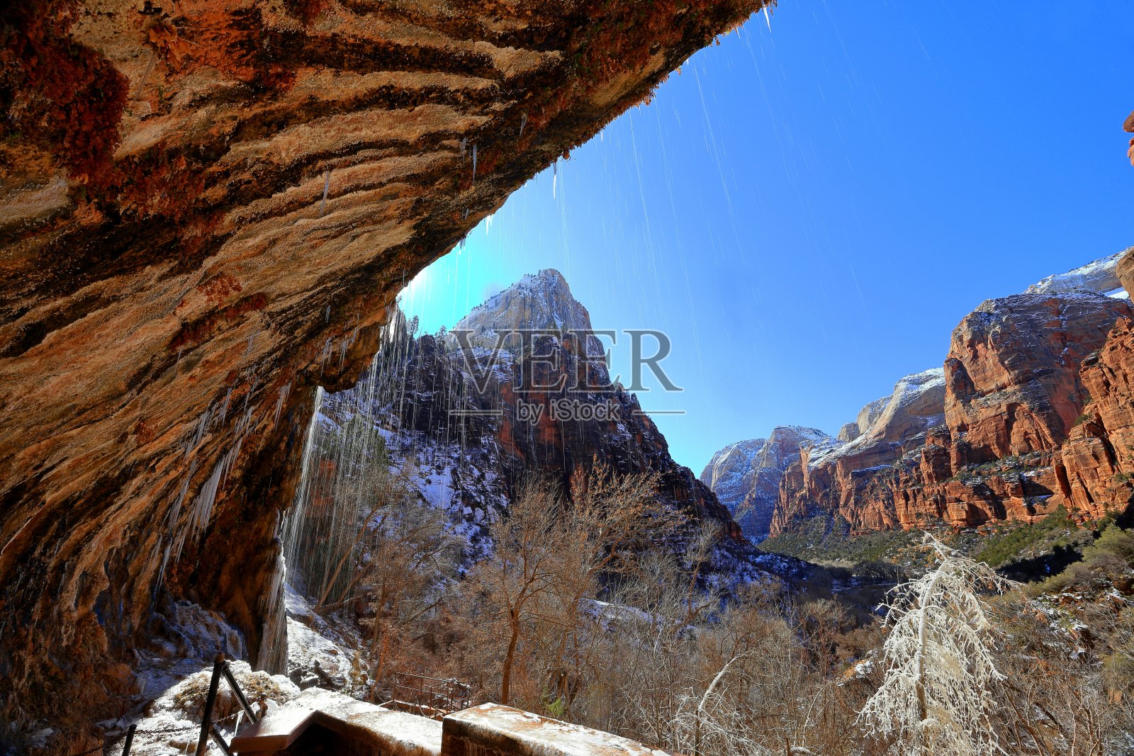锡安国家公园,斯普林代尔,美国犹他州照片摄影图片