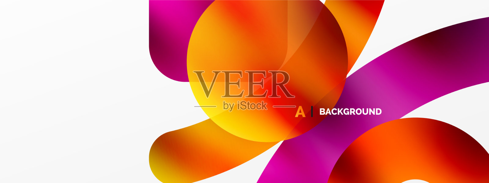 金属光泽的几何表面圆形插画图片素材