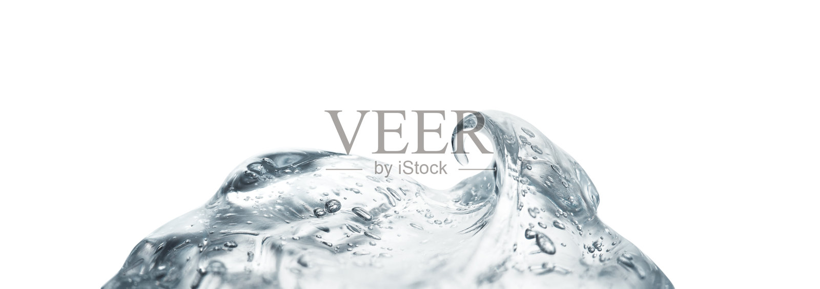 含胶原蛋白、透明质酸的透明凝胶照片摄影图片