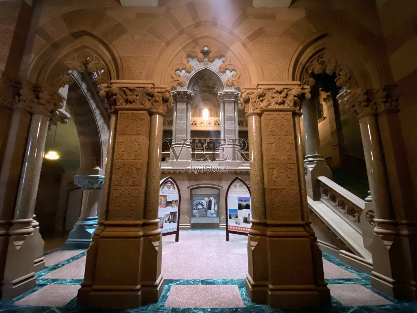 在纽约州议会大厦内照片摄影图片