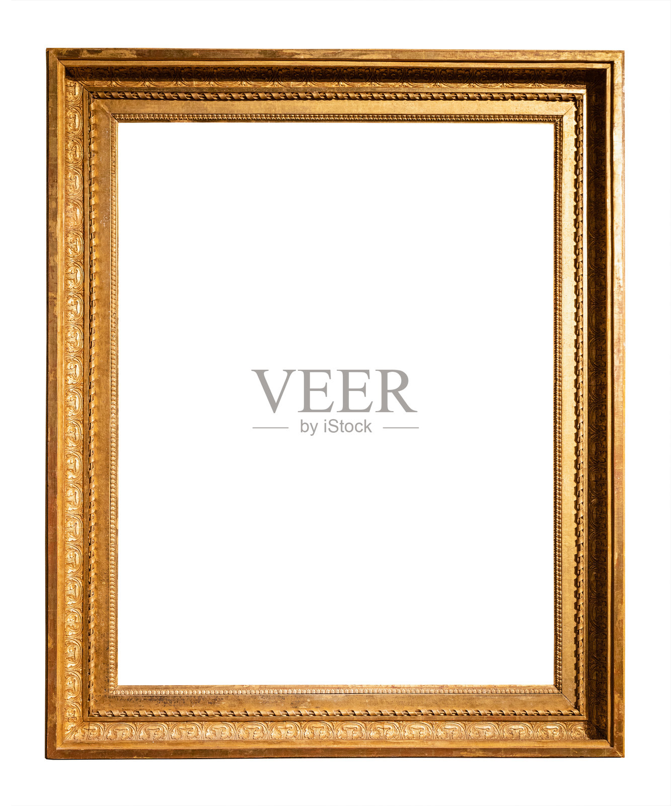 复古经典黄棕色木制相框照片摄影图片