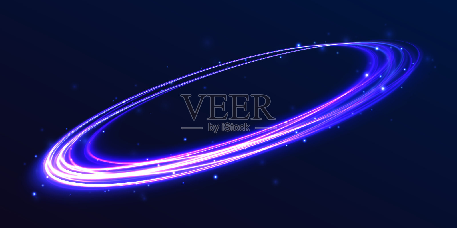 光,圆,效果,旋转,霓虹,发光,魔法插画图片素材