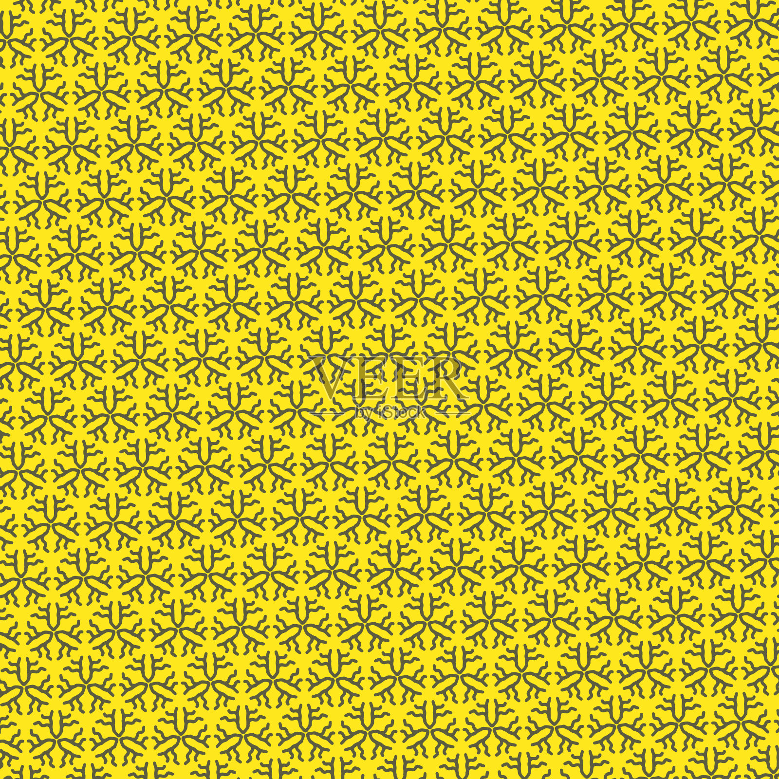 黄色现代抽象图案用于服装,织物,背景,墙纸,包裹,蜡染插画图片素材