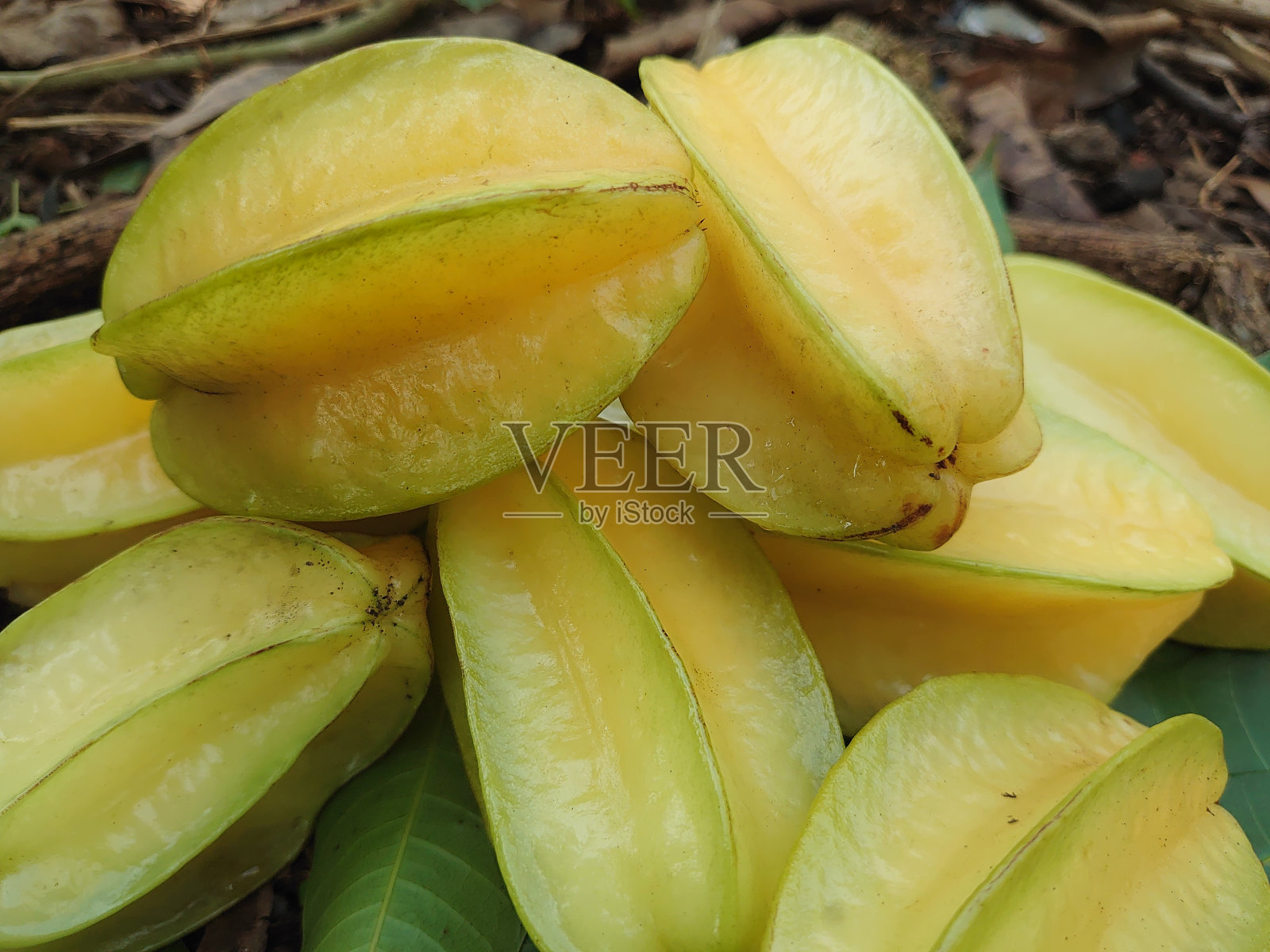 香甜可口的杨桃照片摄影图片