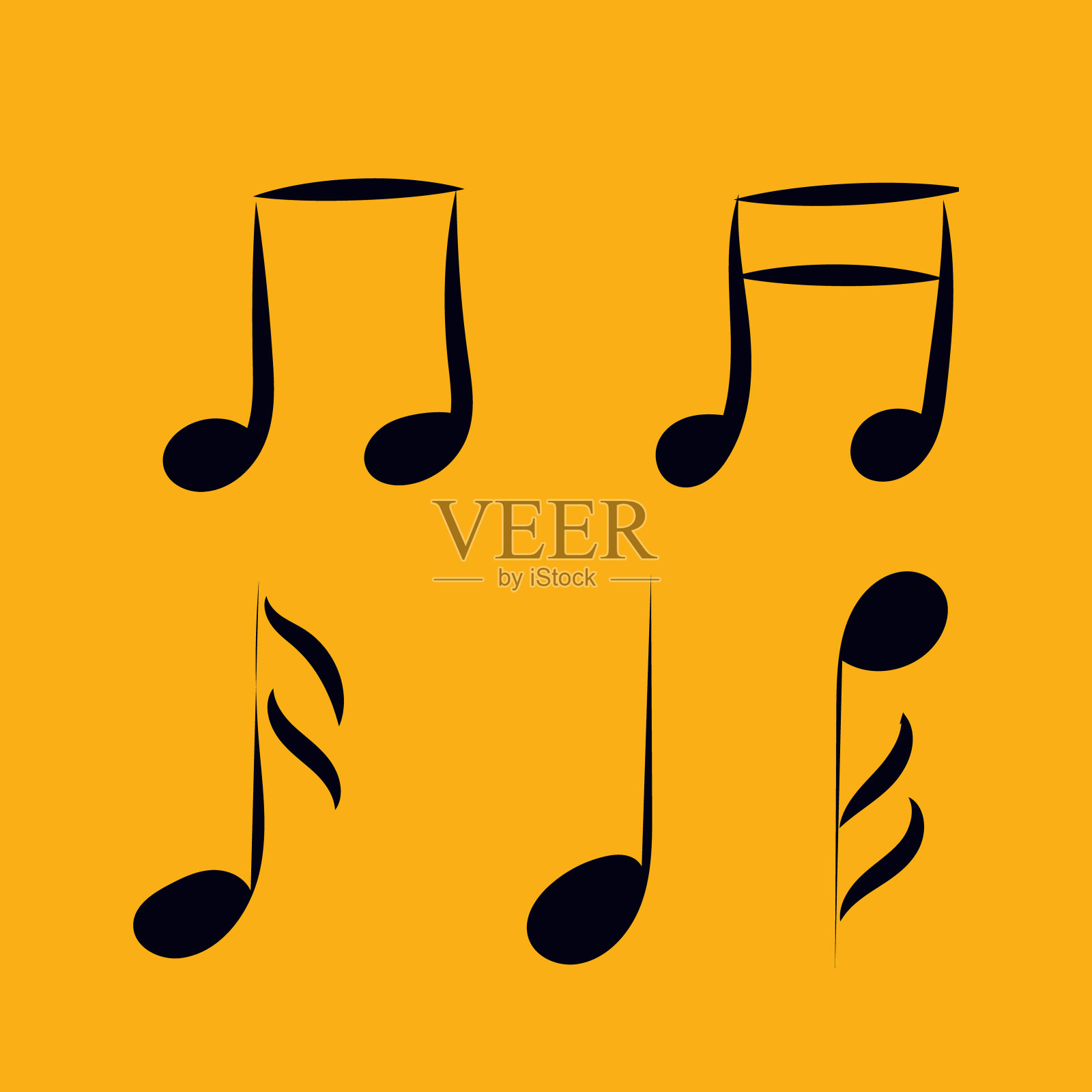 音符插画图片素材