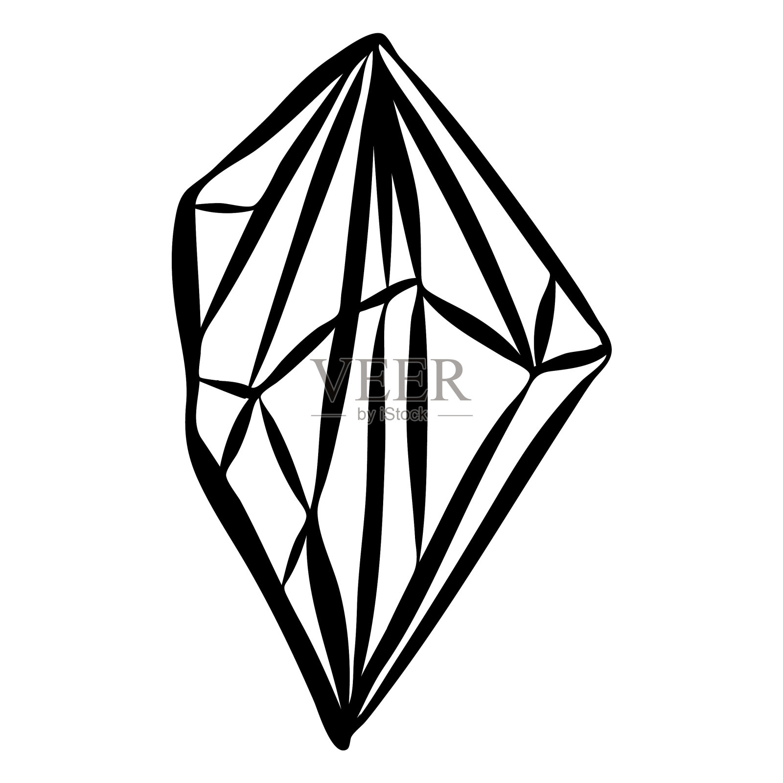 亮晶金刚石石英冲程设计元素图片