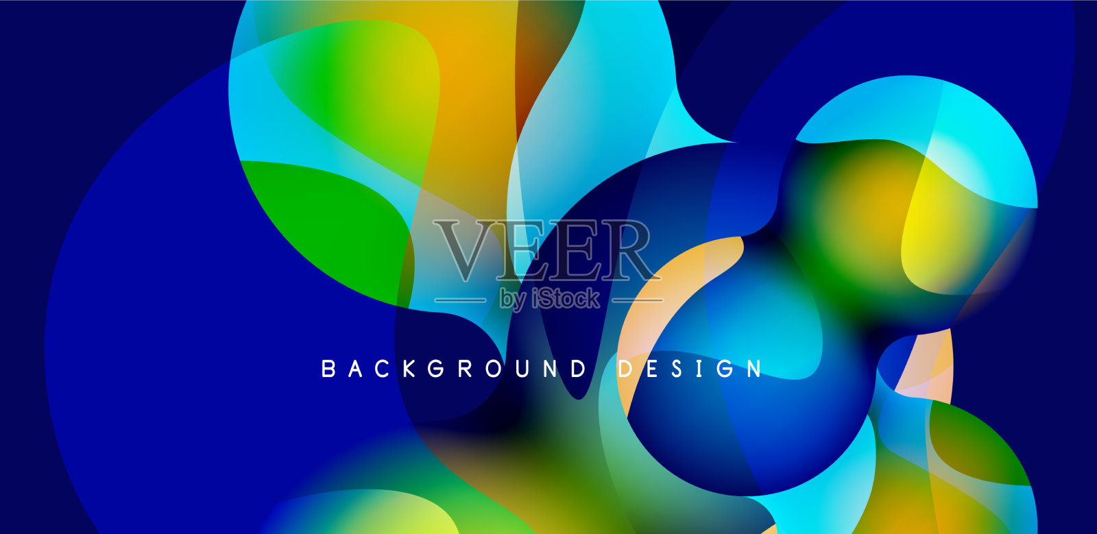 明亮的抽象背景有光泽的圆和插画图片素材