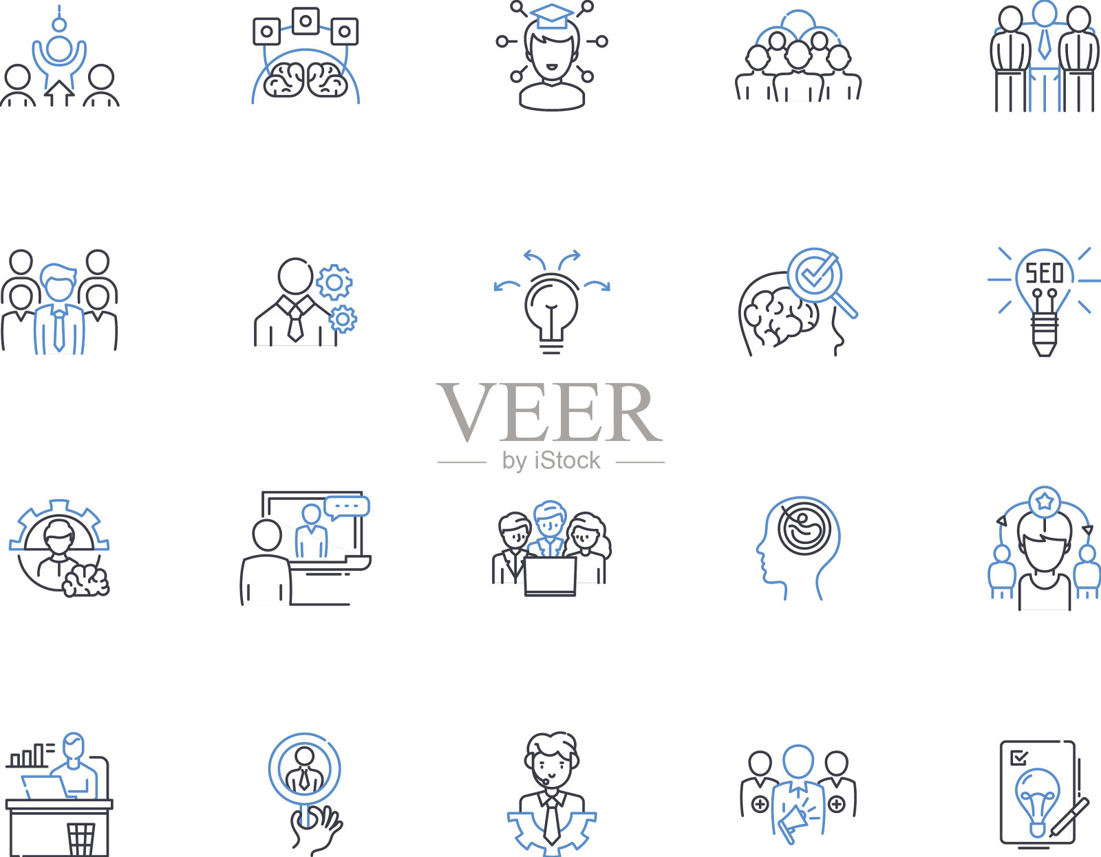 虚线图标收集人工图标素材