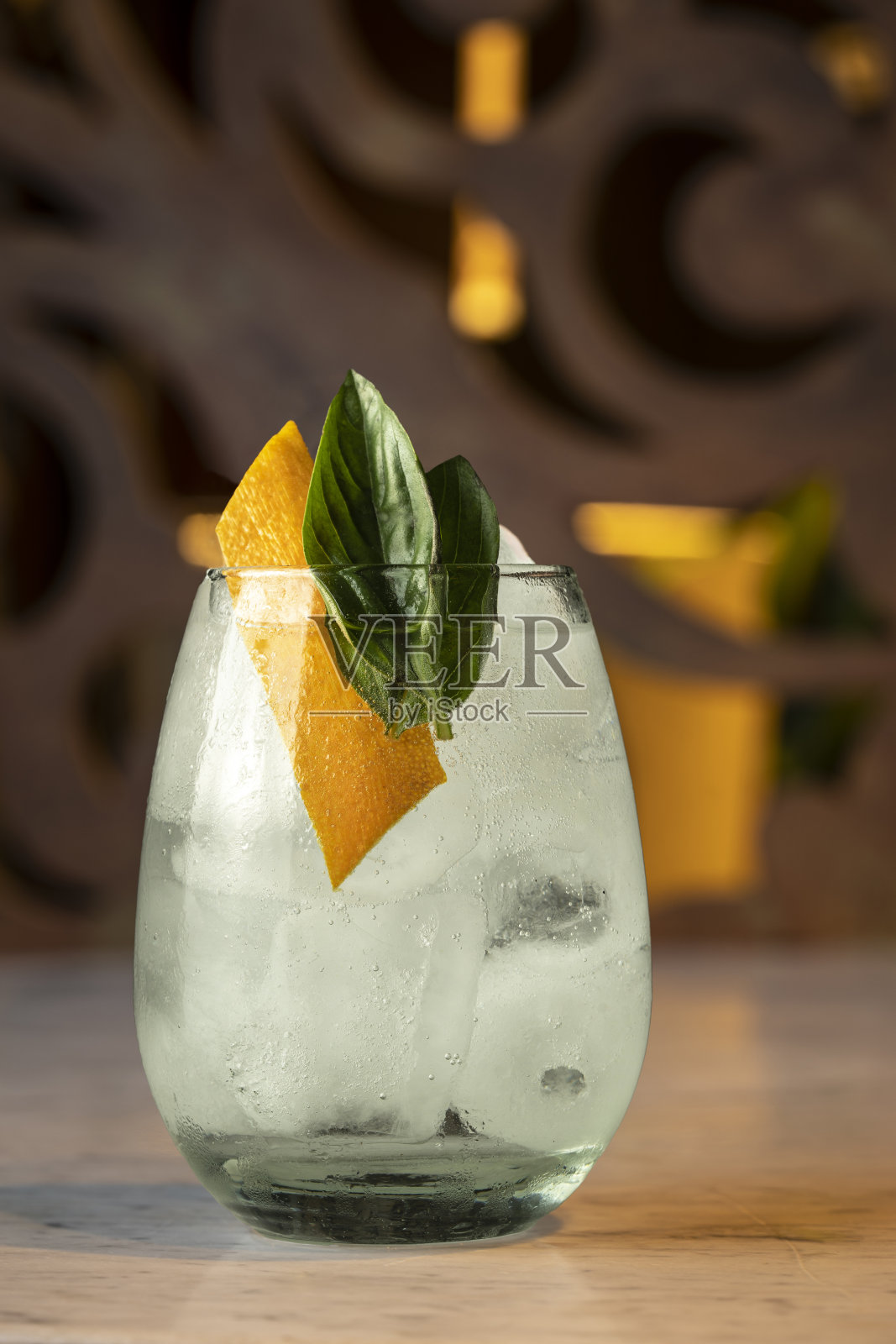 金汤力鸡尾酒照片摄影图片