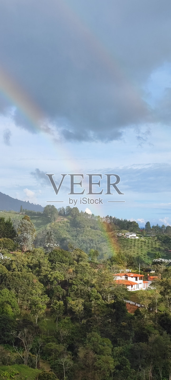 彩虹照片摄影图片