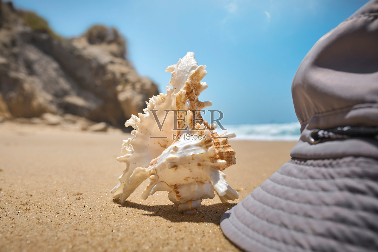 地中海海滩上的夏日假期照片摄影图片