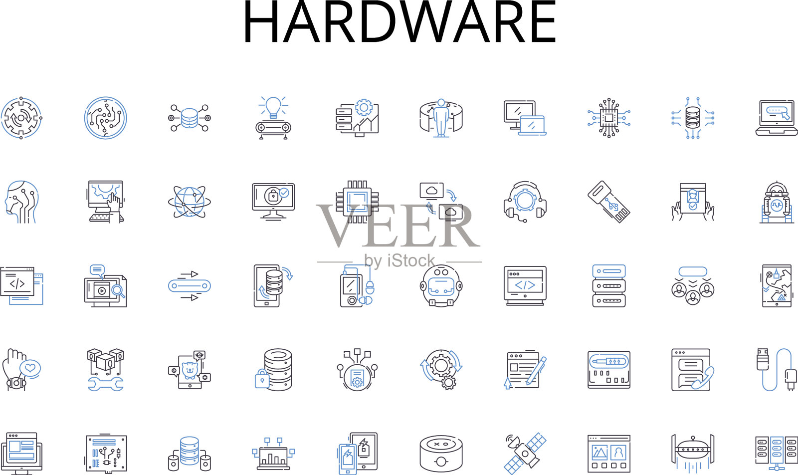 五金线图标集合奢华奢华图标素材