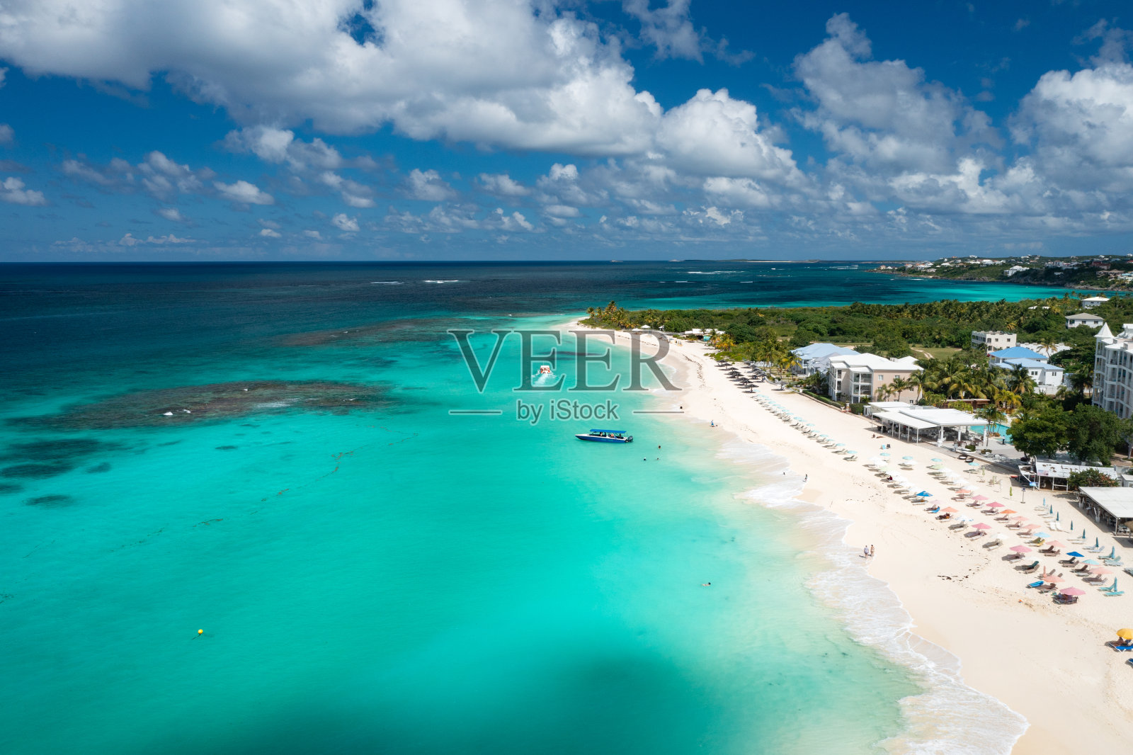 浅滩湾航拍照片摄影图片