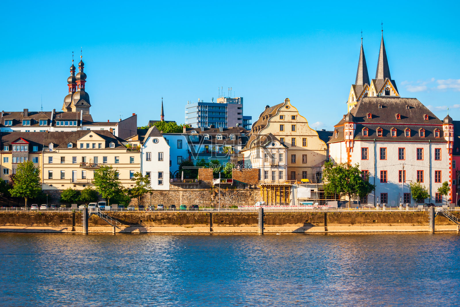 德国科布伦茨市的天际线照片摄影图片